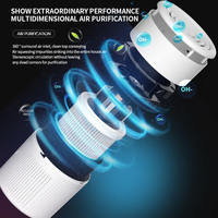 Purificateur d'air portable USB avec filtre HEPA-Mini nettoyant personnel pour voiture, maison et voyage