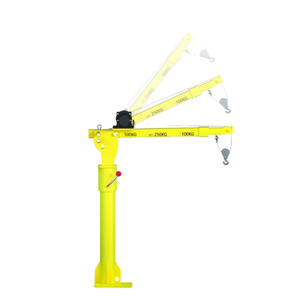 Grúa UTE de 500kg con cabrestante eléctrico de 3000lbs, grúa pequeña con certificado CE - Product Image 1