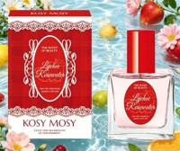 KOSY MOSY Bouquet Love Letter EDT Parfum Romantique Flacon Carré Transparent Boîte à Carreaux en Dentelle Parfum pour Femme Cadeau Étiquette Privée Personnalisée