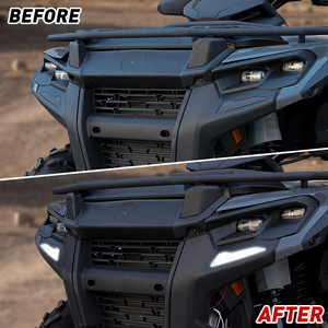 Yongjin LED front bumper đèn phía trước giọng phụ trợ đèn DRL tuần tự tín hiệu lần lượt ánh sáng cho có thể là Outlander 500 700 Pro - Product Image 4