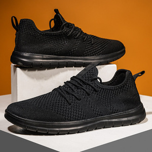 Baskets rétro en maille à lacets, bout rond, semelle EVA, respirantes, chaussures décontractées d'été unisexes - Product Image 3