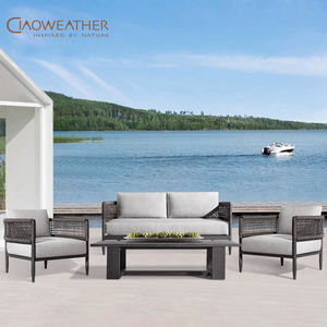 Nuevo diseño, muebles cómodos, muebles de jardín, juego de sofás de aluminio para exteriores - Product Image 2