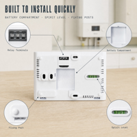 Termostat Elektronik Boiler Pemanas 230V Non-programmable untuk Rumah