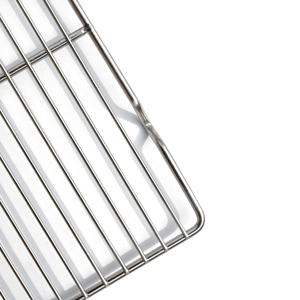 Vente d'usine Grille de barbecue Grille de four à mailles Grille de four à gaz en acier inoxydable chromé/Grille de barbecue - Product Image 6