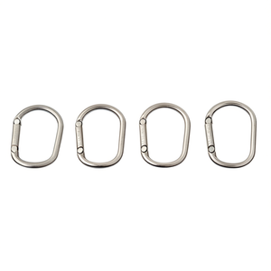 Hebilla Metálica ILAN de 33x26mm, 4 Piezas, Anillo en D para Bolsos y Cinturones - Product Image 2