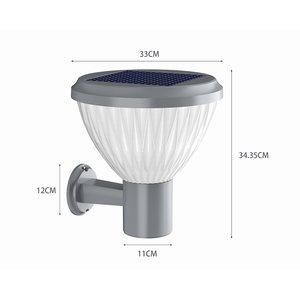 New Modern Design Super Bright <b>LED</b> Solar Post <b>Light</b> Waterproof IP65 <b>Motion</b> <b>Sensor</b> Rechargeable Pillar <b>Light</b> Detection Outdoor - Product Image 3