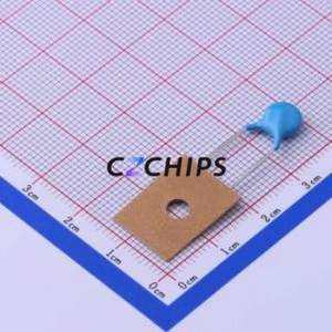 Condensateur céramique à disque traversant (THT) S08F1E222MQ0T0S0N0, pas de 7,5 mm, 2,2 nF, 20 %, 3 kV, 7,5 mm - Product Image 2