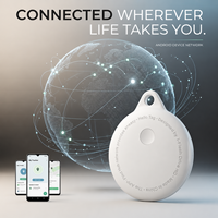 Mini traceur GPS Android intelligent anti-perte en plastique pour clés, portefeuille, animaux de compagnie, sac à dos, bagages