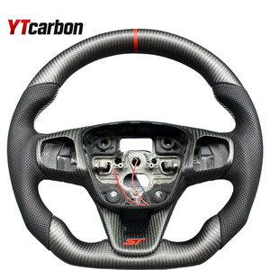 Volante Deportivo de Fibra de Carbono Personalizado YTcarbon Racing, Modificado para Focus MK4 MK8 <span class=keywords><strong>Fiesta</strong></span> <span class=keywords><strong>ST</strong></span> MK7 MK7.5 2009-2017 - Product Image 3
