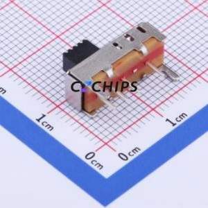 SS13E05L4 Slide Switch Through hole Component (THT) Switch Single Pole Three Throw Rectangle Pin Header PC Pin 16.6mm - Product Image 2