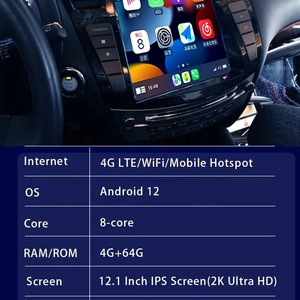 12.1 Inch Android Car Radio for Infiniti QX60 JX35 2012-2019 Stereo Multimedia Video Player GPS Navigation Unit Wireless Carplay - Product Image 6