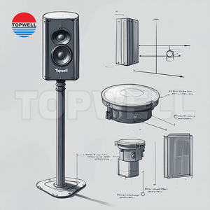 Topwell plastik hoparlör parçaları ürün prototip geliştirme hizmetleri destek PCB PCBA tasarım endüstriyel kalıplar enjeksiyon kalıplama - Product Image 1