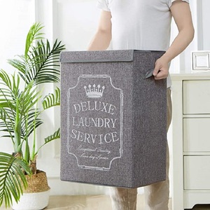 Không Thấm Nước Có Thể Gập Lại Giặt Giỏ Với Bìa 600D Polyester Kim Loại Khung Xử Lý Cho Giặt Phòng Ngủ Phòng Tắm Cao Đẳng Ký Túc Xá - Product Image 5