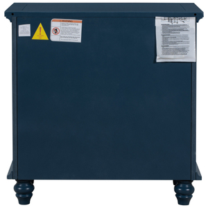 28''Nightstand <b>Pine</b> Wood Veneer Modern Bedside Cabinet 3 Drawers Pull-out Tray Minimalist Sofa Side <b>Table</b> Living Room Furniture - Product Image 5