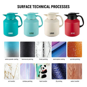 यताई बड़ी क्षमता 2 एल डबल दीवार कॉफी पॉट के साथ कस्टम लोगो यात्रा फ्लैस्क स्टेनलेस स्टील टी पॉट - Product Image 6