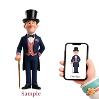 Figura de PVC Personalizada de Personaje de Meiyan Custom Manor, Diseño 2D a Figura 3D de PVC, Modelo de Personaje Personalizado de Múltiples Materiales para Adorno