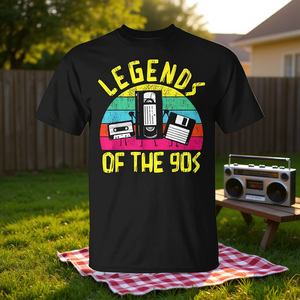 Camiseta con diseño de cassette retro vintage de los años 90, Legends Of The 90s - Product Image 3