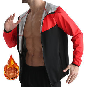 Argento di alta qualità di perdita di peso tuta da boxe esercizio sudore giacca <span class=keywords><strong>Sauna</strong></span> pantaloni tuta <span class=keywords><strong>per</strong></span> gli <span class=keywords><strong>uomini</strong></span> - Product Image 2