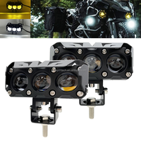 Barre de lampe de travail à LED avec lentille de projecteur pour camion tracteur de bateau tout-terrain 4x4 SUV phares antibrouillard moto projecteur