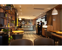 La Cesar Professional Fast Food Restaurant Kitchen Project Chefwin Design and Supply Fast Food Counter Source d'alimentation électrique