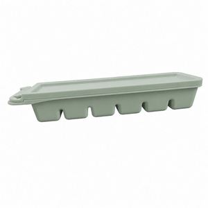 Bac à glaçons en silicone sans BPA, 6 compartiments, 30 ml, moule à bandes longues avec couvercle, récipient de stockage alimentaire portable pour la cuisine - Product Image 3