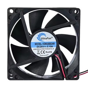 מאוורר DC בעל סל\\\"ד גבוה 3000 סל\\\"ד 80x80x25 מ\\\"מ 12V/24V קירור צירי אינוורטר 8025 מאוורר DC מסעדה חשמלי ODM - Product Image 1