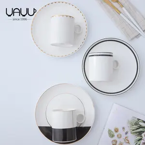 Juego de tazas de cerámica personalizadas, calcomanías de estilo coreano y japonés, tazas de porcelana de hueso