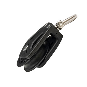 Nuevo accesorio de rueda de guía de Cable de rueda de elevación de polea de nailon negro para rueda de tracción de aparejo de Hardware <span class=keywords><strong>marino</strong></span> para velero - Product Image 2