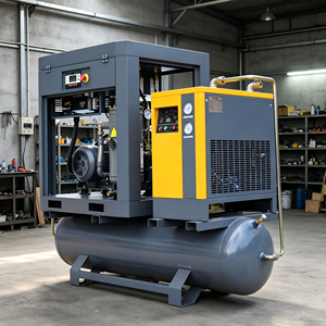 <span class=keywords><strong>Compresseur</strong></span> d'air à vis 4-en-1, <span class=keywords><strong>compresseur</strong></span> industriel motorisé, structure optimisée, réduction des vibrations pendant le fonctionnement - Product Image 2