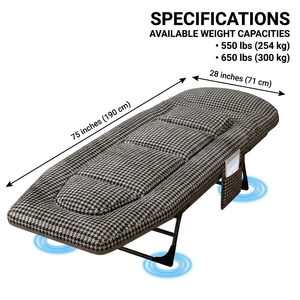Fauteuil inclinable portable très populaire, réglable, pour l'extérieur, pliable, pour le camping - Product Image 2