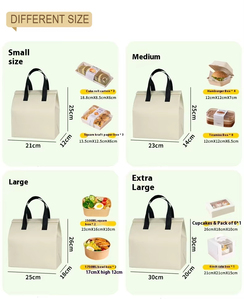Sac isotherme personnalisé en tissu non tissé pour la restauration rapide, imperméable, avec logo, sac de pique-nique, sac de transport, sac isotherme - Product Image 2