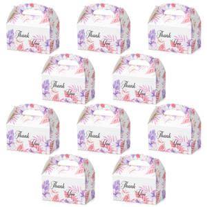 250G kartu putih kotak permen hadiah tas kembali untuk pesta ulang tahun atau liburan 'terima kasih 'hadiah kotak kertas produsen - Product Image 2