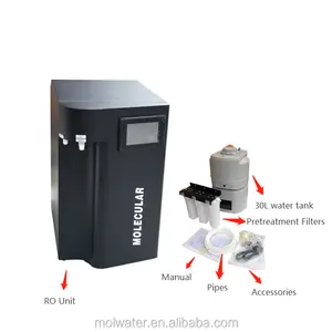 Laboratory deionized water system with ion exchange column