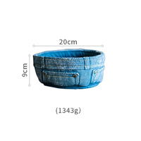 Appareil de décoration en Jeans de jardin, produit fabriqué à la main, pour pots de fleurs de ciment, décoration créative de table en pot, joli cadeau artisanal, usine