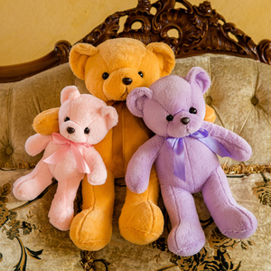 Barato de gran tamaño ojo grande lindo marrón San Valentín animal de peluche personalizado osos de peluche gigantes oso de peluche almohada de felpa para boda - Product Image 5