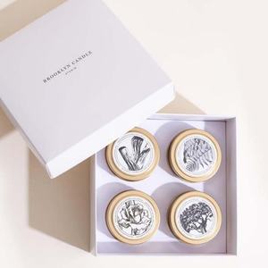 Custom Luxury <b>Set</b> Packaging for <b>Candle</b> Jars with Lid and Boxes Packaging <b>Candle</b> Box 100x100 Ecommerce Packaging with Insert - Product Image 6