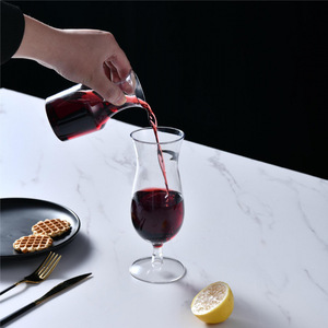 Plastic <b>Wine</b> Glass 7.5x18.9cm Transparent Stemmed Cup For Outdoor Use Simple Style Set - Product Image 1