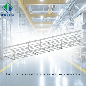Plateaux de câbles en treillis métallique galvanisé personnalisables SS316 pour systèmes solaires industriels OEM, <span class=keywords><strong>projecteur</strong></span> 3m 120kg - Product Image 4
