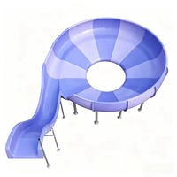 Toboganes de Fibra de Vidrio Personalizados de Lujo para Parques Acuáticos Comerciales Interiores/Exteriores, Piscinas de Resorts y Juegos Acuáticos al Aire Libre