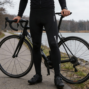 Pantaloni Termici Invernali da <span class=keywords><strong>Ciclismo</strong></span> WOSAWE per <span class=keywords><strong>Uomo</strong></span>, Pantaloni Imbottiti Caldi per Bici, Foderati in Pile, Pantaloni MTB con Alta Visibilità - Product Image 3