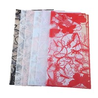 Vente en gros de papier d'emballage en PVC épais imperméable papillon volant fleuriste papier d'emballage floral film de tapis OPP fabricants