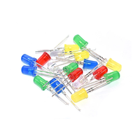 Stock 200 pièces/lots Diodes LED 3mm 5mm Diodes électroluminescentes transparentes Ampoules LED Rouge Vert Bleu Jaune Blanc Lampe LED