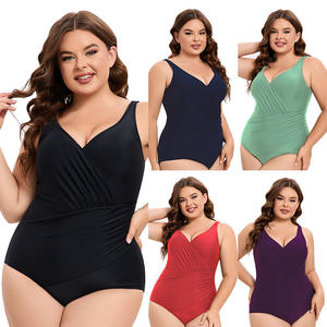 Bikini triangular sin espalda de estilo americano europeo con característica de talla grande transpirable y patrón sólido ecológico - Product Image 1