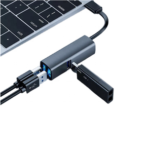<span class=keywords><strong>Hub</strong></span> Chuyển Dữ Liệu 3 Cổng <span class=keywords><strong>USB</strong></span> 3.0 Type C Tốc Độ Cao <span class=keywords><strong>Mini</strong></span> Bằng Nhôm Bán Sỉ Từ Nhà Máy Cho Máy Tính Mac - Product Image 1
