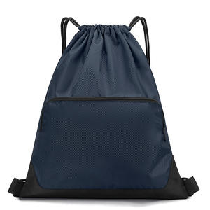 Sac à dos de tennis bicolore-Haut à double compartiment et à cordon de serrage - Product Image 6