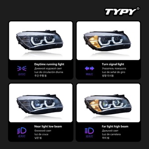 ชุดไฟหน้ารถยนต์ TYPY 12V 6000K อัพเกรดดัดแปลงเป็นไฟเลี้ยวแบบไดนามิก LED รุ่นใหม่สำหรับ X1 E84 ปี 2010-2015 สำหรับ X1 E84 12v LE - Product Image 5