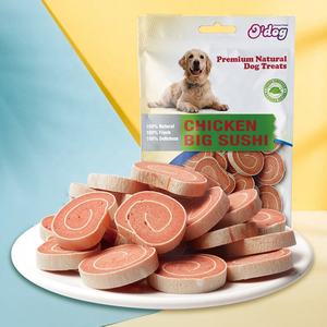 Sushi de pollo de fábrica OEM para golosinas para perros y mascotas distribuidor de entrenamiento para perros importador de golosinas para perros comida seca masticable para mascotas - Product Image 1