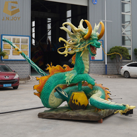 SGAD173 Modèle de dragon animatronique fait à la main robotique de dragon chinois de haute qualité pour parc à thème