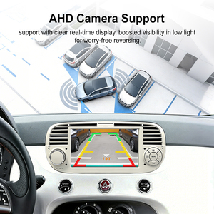 Autoradio Rhythm Linux avec démarrage rapide en 1 seconde, Carplay, Android Auto, DSP, égaliseur, caméra de recul AHD pour Fiat 500 - Product Image 5