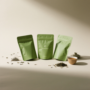 Sacs à fermeture éclair réutilisables personnalisés sac alimentaire en plastique pochette debout en aluminium pour thé grains de café fleurs feuilles fermeture éclair pour emballage de thé - Product Image 3